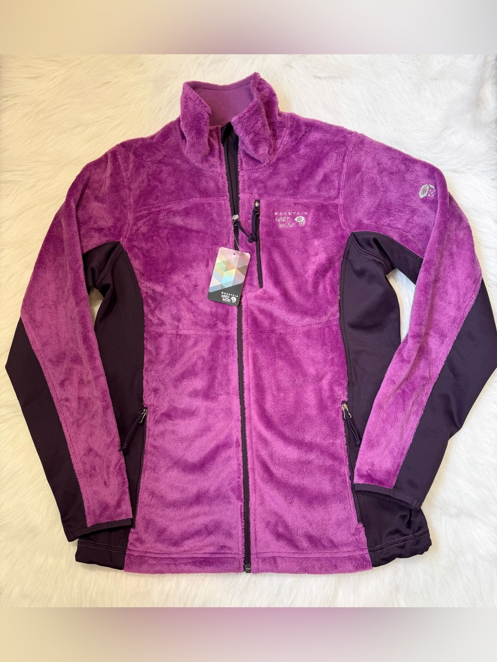 NWT Mountain Hardwear Pyxis Tech Fuzzy Jacket 💗💜